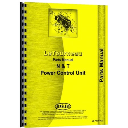 Parts Manual for Le Tourneau T Industrial/Construction -  AFTERMARKET, RAP78441